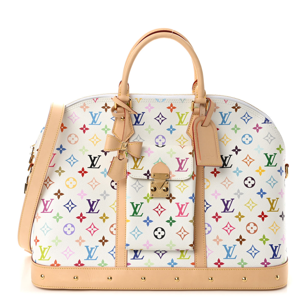 LV x TM Monogram Multicolor Alma Travel White