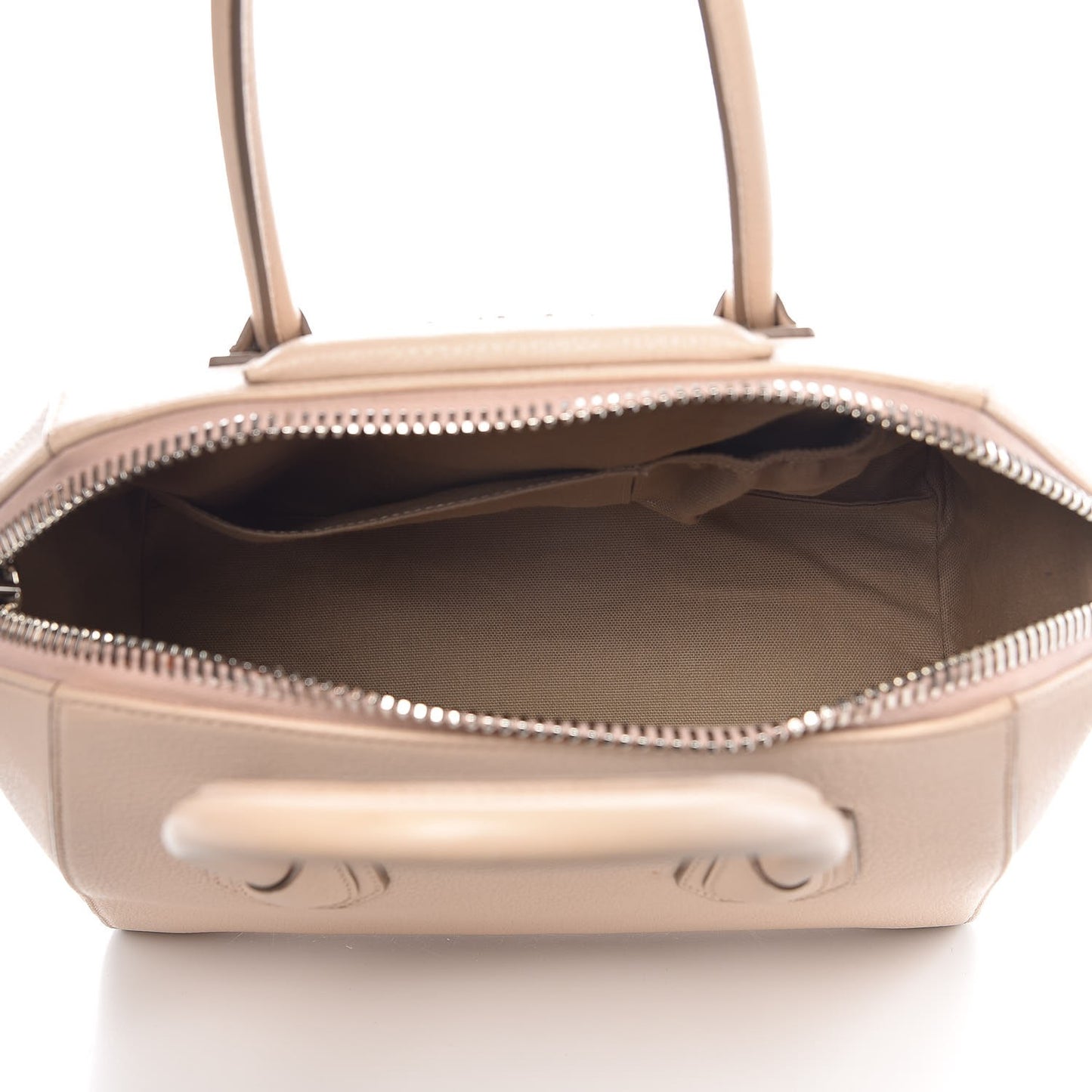 Sugar Goatskin Small Antigona Nude Pink