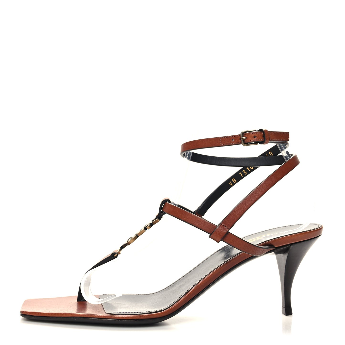 Calfskin Cassandra 60 Sandals 40 Brown