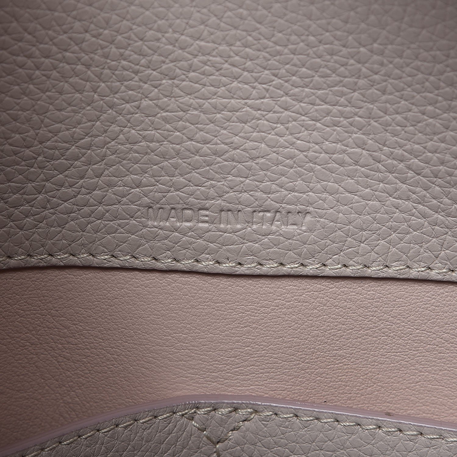 Christian Dior Grained Calfskin Bar Tote Pink 7 of 9