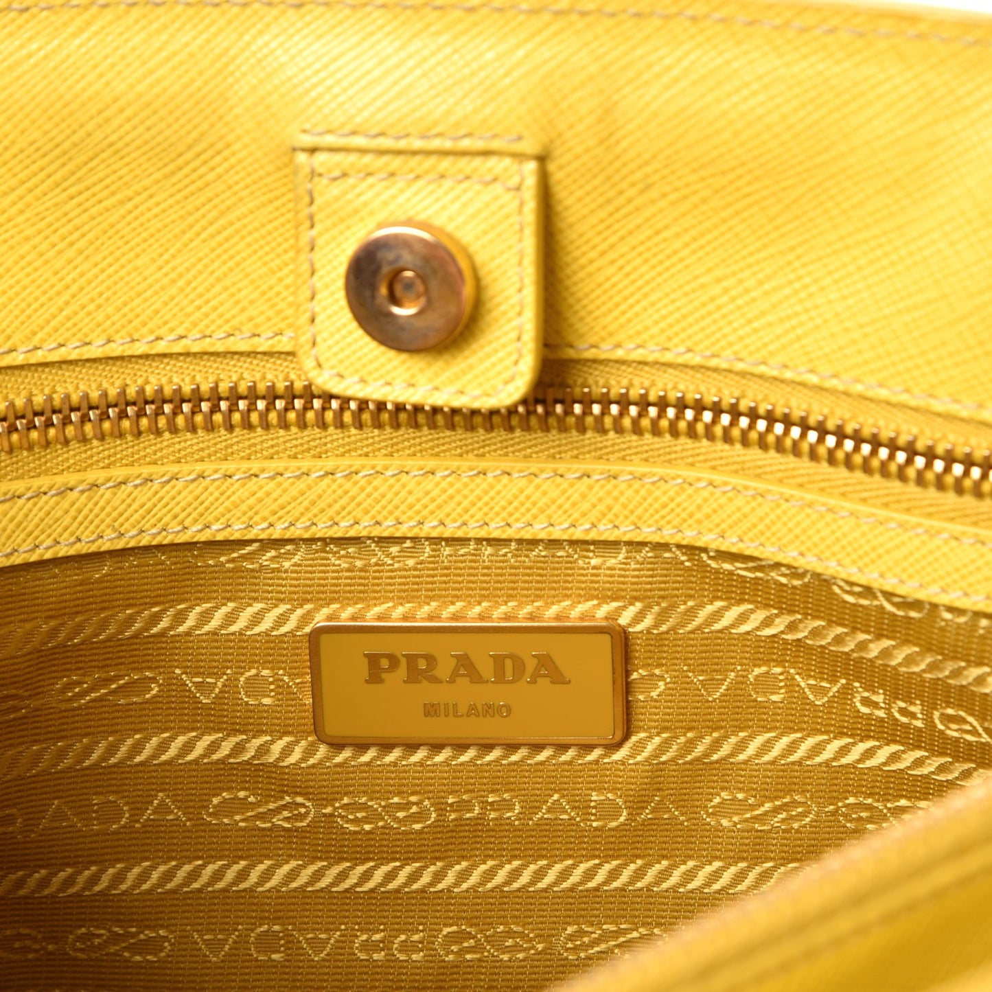 Saffiano Lux Medium Tote Girasole