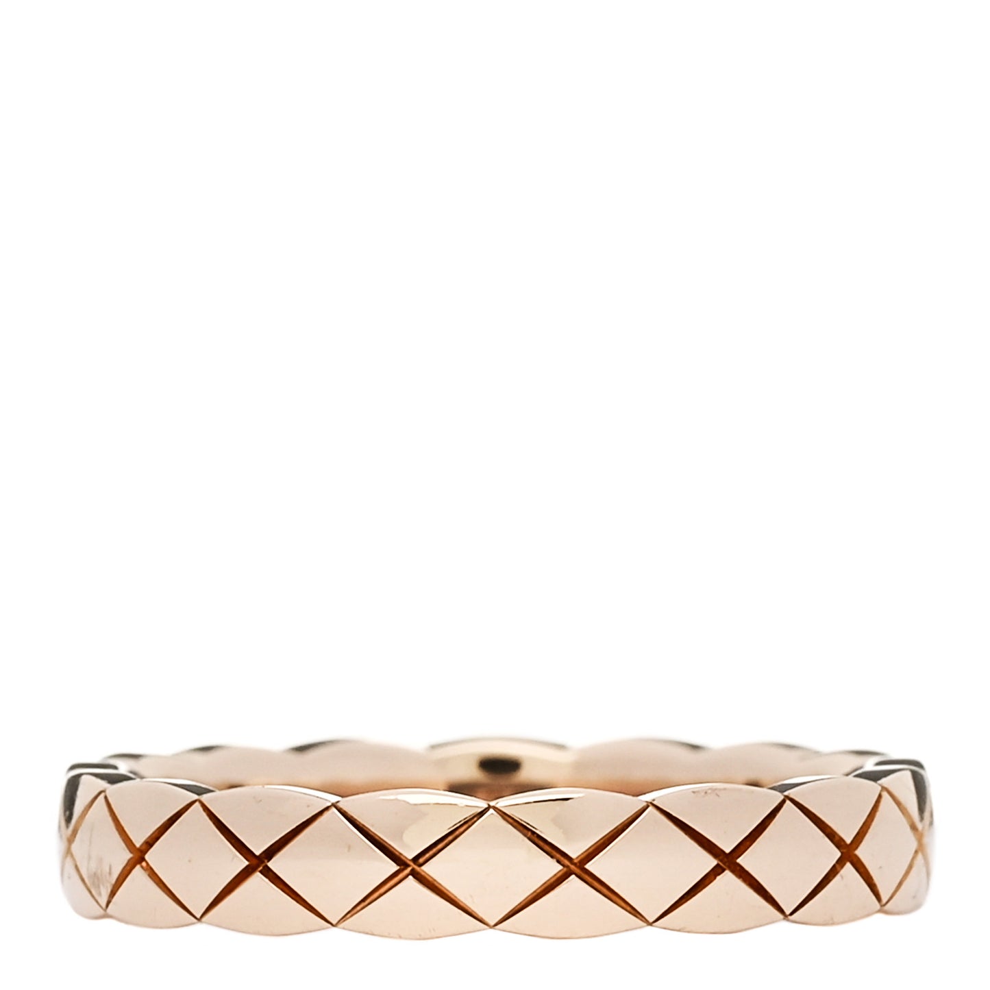 18K Beige Gold Mini Coco Crush Ring 50 5.25