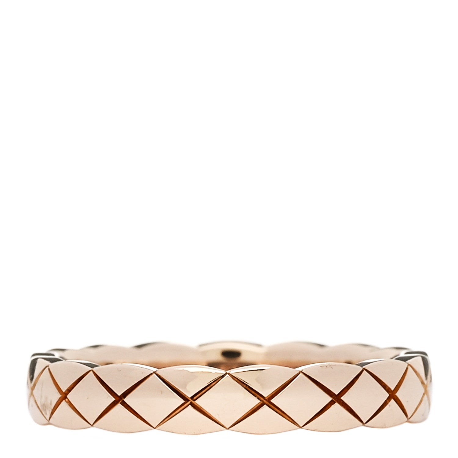 Chanel 18K Beige Gold Mini Coco Crush Ring 50 5.25 1 of 4