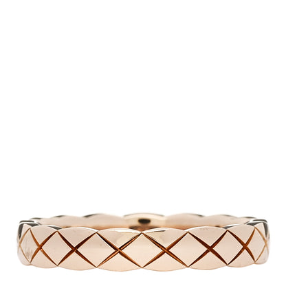 Chanel 18K Beige Gold Mini Coco Crush Ring 50 5.25 1 of 4