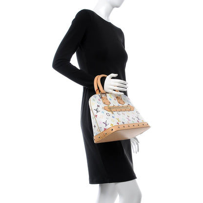 Louis Vuitton Monogram Multicolor Alma White 2 of 10