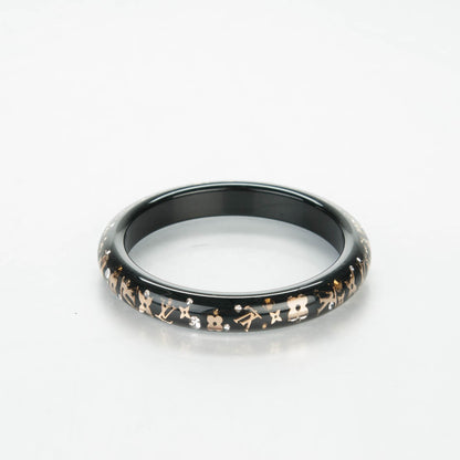 Louis Vuitton Resin Swarovski Small Inclusion Bracelet PM Black 3 of 4