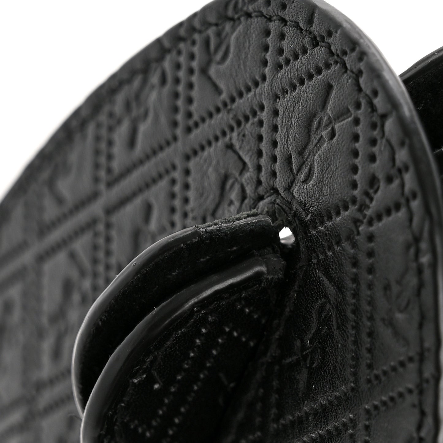 Calfskin Monogram Take Away Box Black