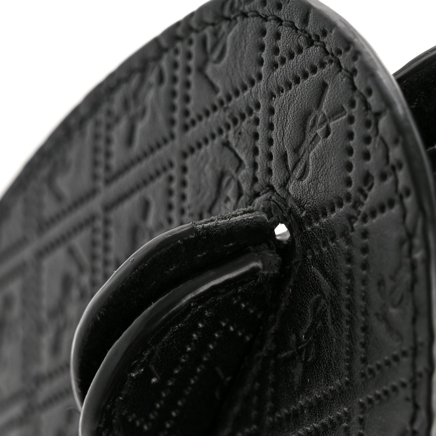 Saint Laurent Calfskin Monogram Take Away Box Black 11 of 13