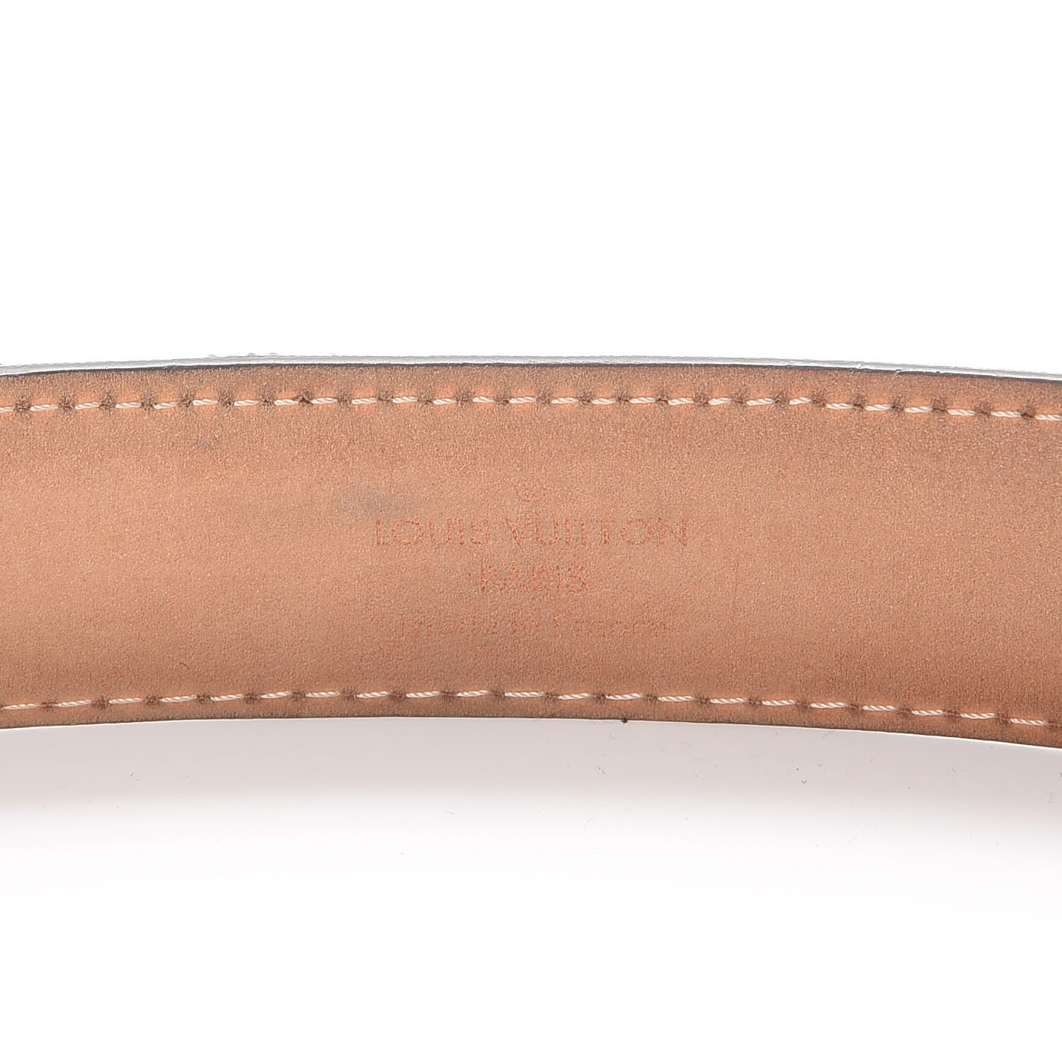 Louis Vuitton Damier Ebene 30mm Ellipse Belt 90 36 7 of 12