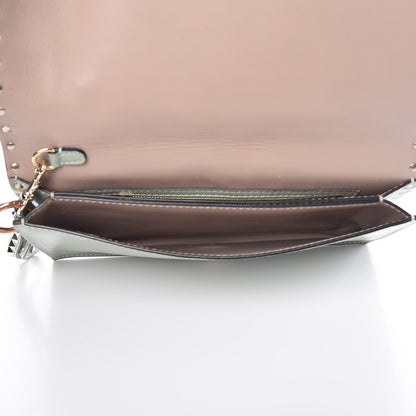 Valentino Garavani Nappa Rockstud Wristlet Clutch Green Tea Sorbet 5 of 9