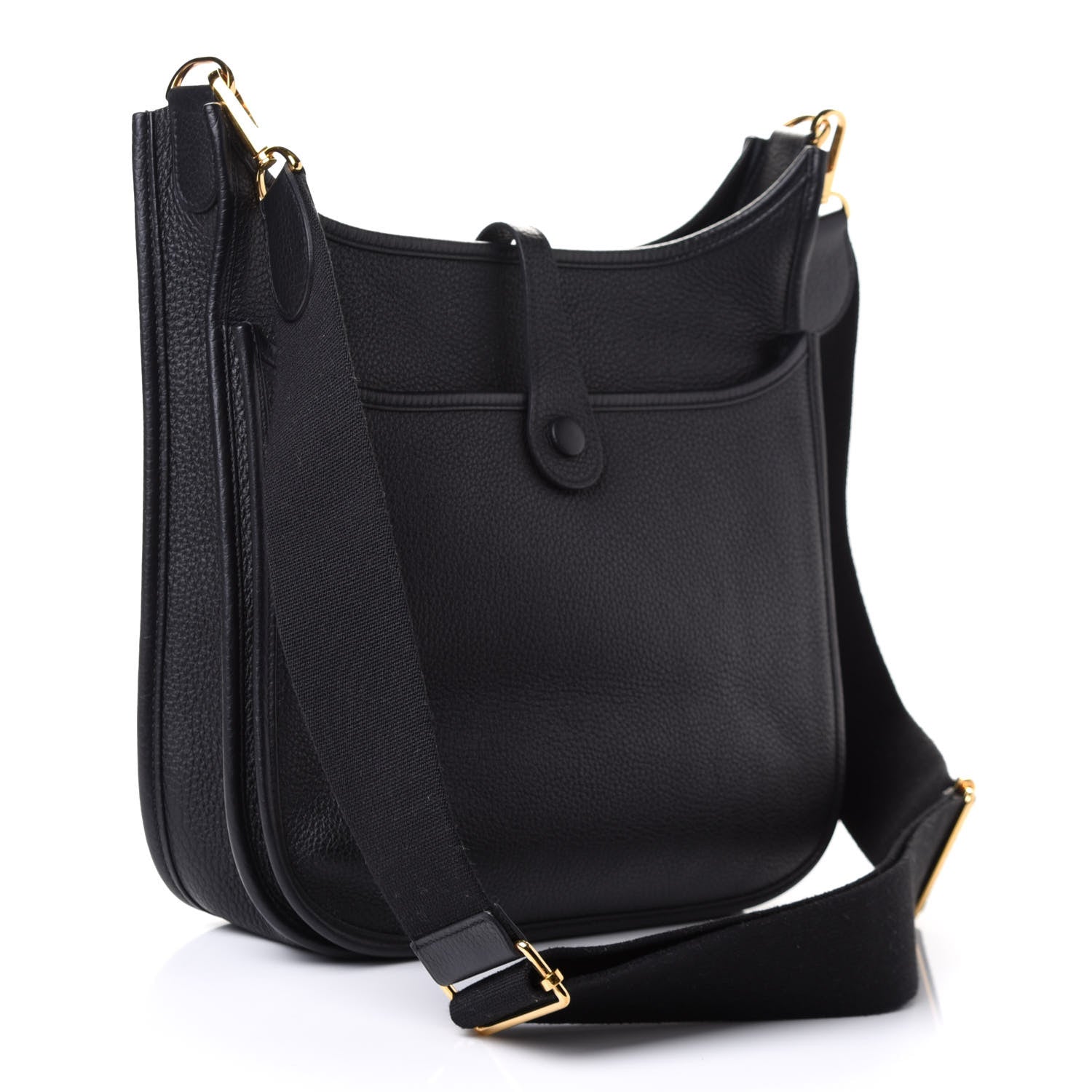 Hermes Taurillon Clemence Evelyne III PM Black 2 of 4