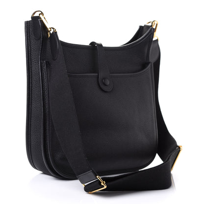 Hermes Taurillon Clemence Evelyne III PM Black 2 of 4