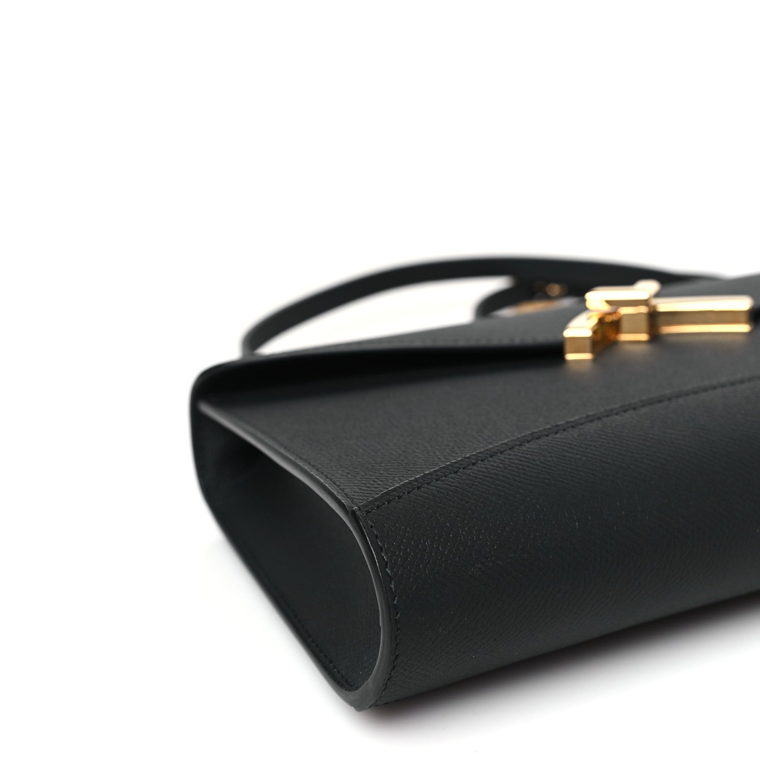 Moynat Carat Calfskin Gabrielle Clutch Black 7 of 8
