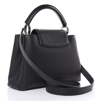 Louis Vuitton Taurillon Capucines BB Black 3 of 10