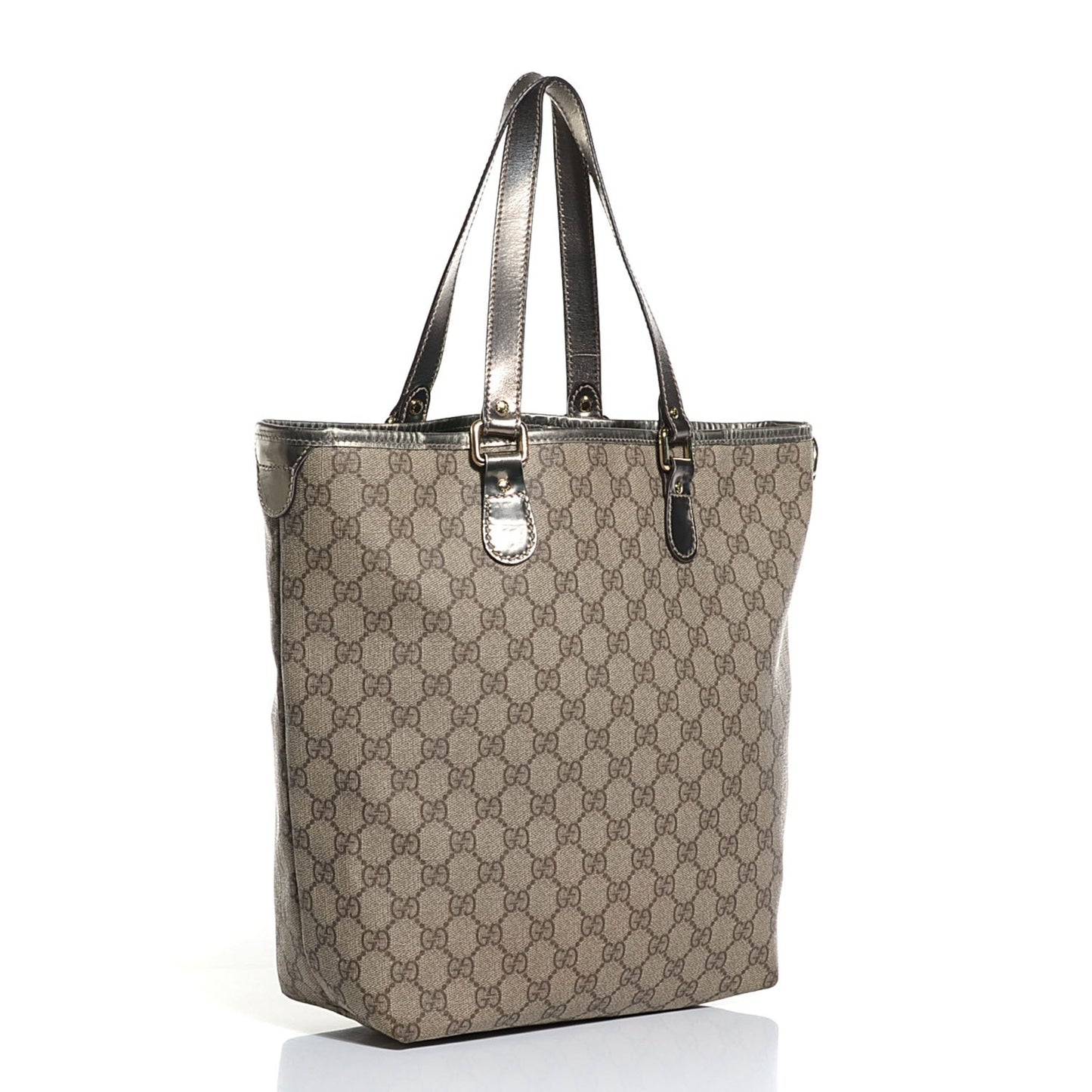 GG Plus Monogram Medium Joy Tote Gunmetal