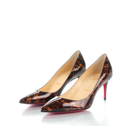 Louis Vuitton CHRISTIAN LOUBOUTIN Patent Tartaruga Decollete 554 70 Pumps 36 Testa Di Moro 3 of 8