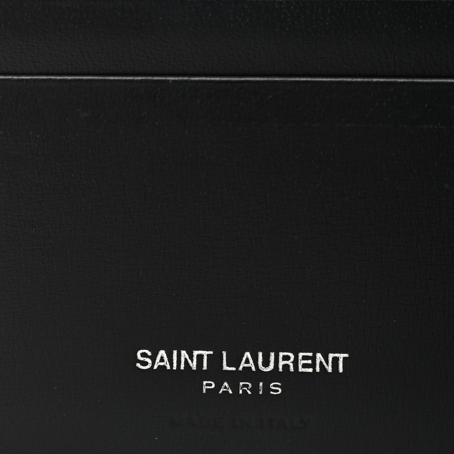 Matte Calfskin Tiny Cassandre East West Wallet Black