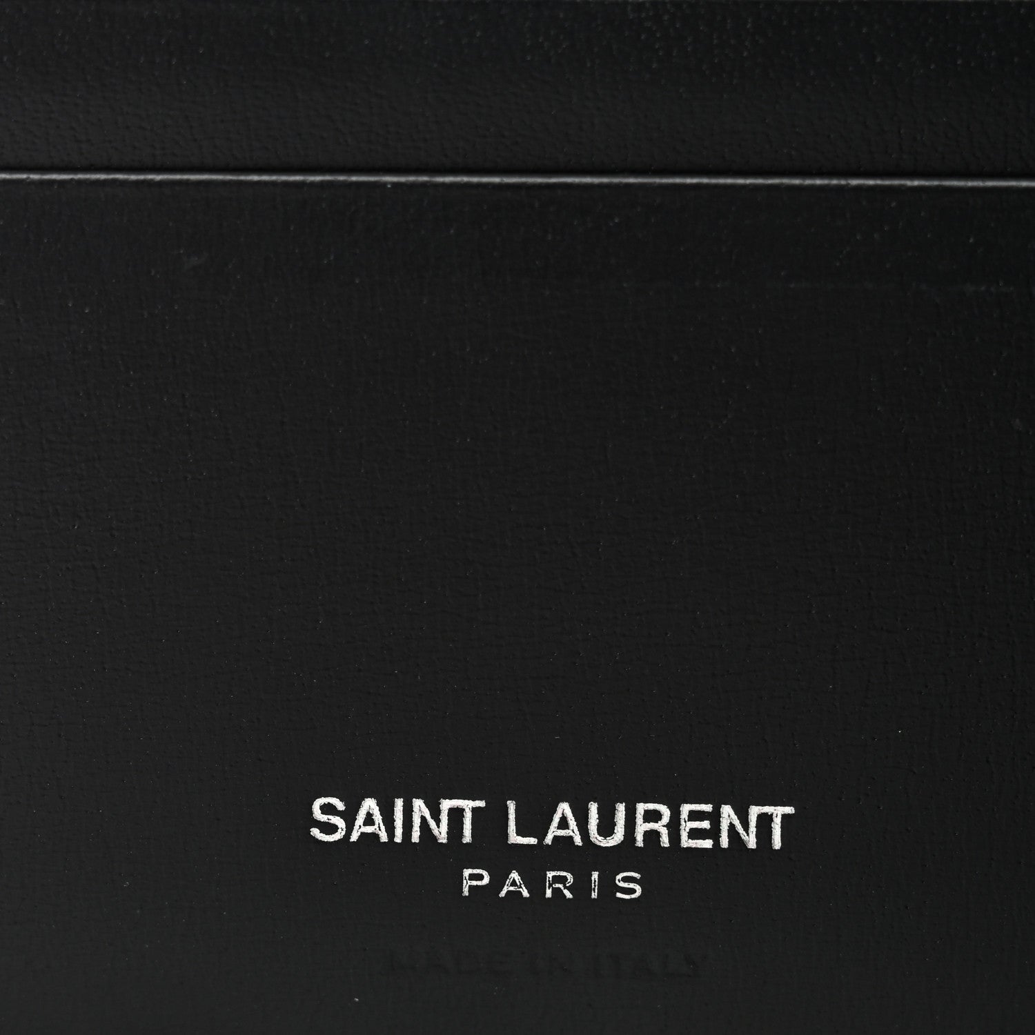 Saint Laurent Matte Calfskin Tiny Cassandre East West Wallet Black 6 of 8
