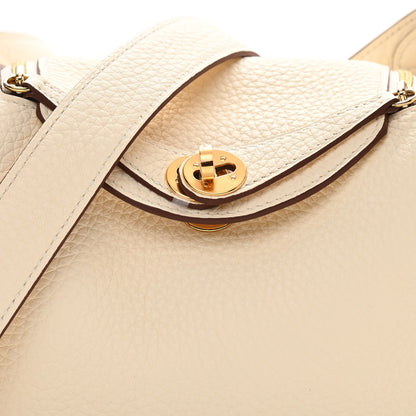 Hermes Taurillon Clemence Mini Lindy 20 Nata 8 of 10