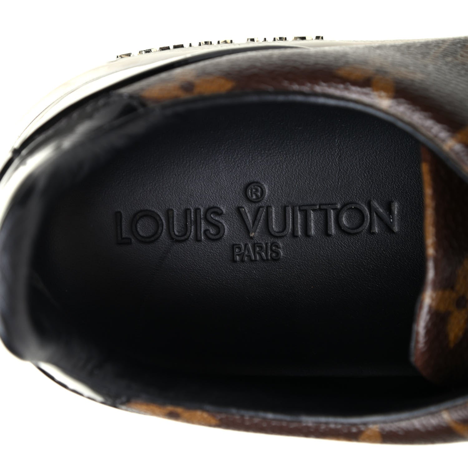 Louis Vuitton Patent Monogram Frontrow Sneakers 39 8 of 9