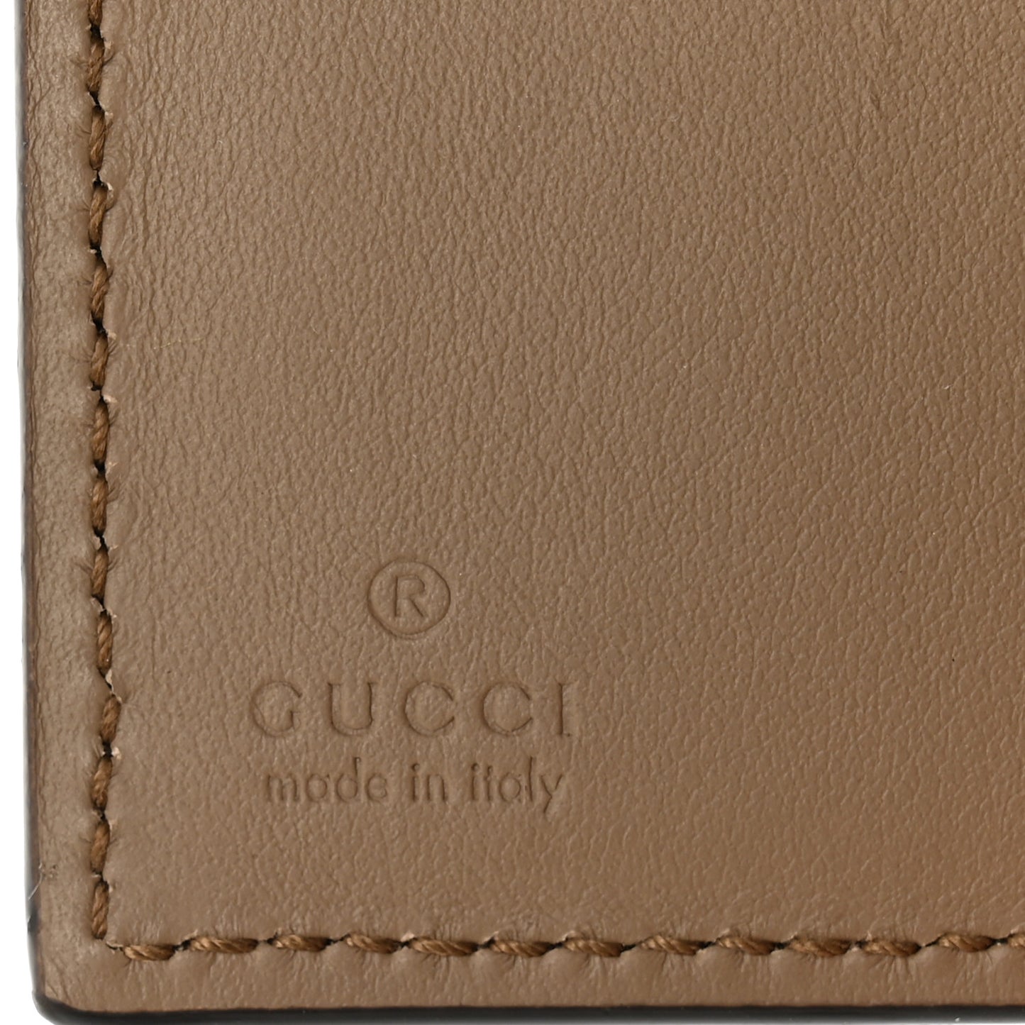 GG Supreme Monogram Dionysus Card Case Wallet Beige Taupe