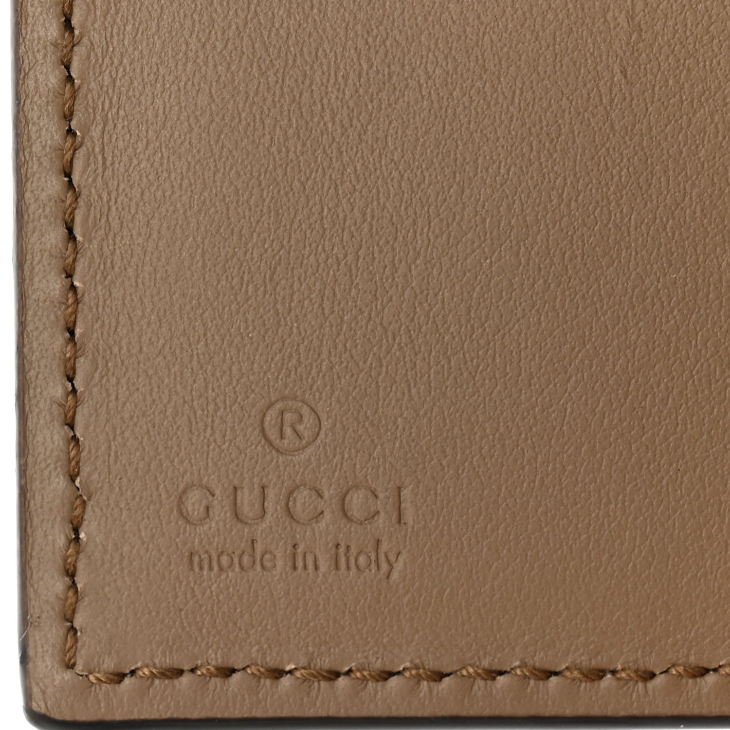 Gucci GG Supreme Monogram Dionysus Card Case Wallet Beige Taupe 6 of 8