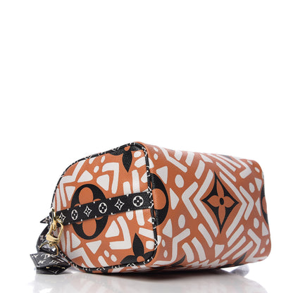 Louis Vuitton Monogram Giant Crafty Speedy Bandouliere 25 Creme Caramel 3 of 8