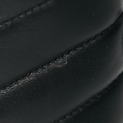 Saint Laurent Calfskin Y Quilted Monogram Toy Loulou Crossbody Bag Black 12 of 13