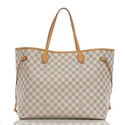 Louis Vuitton Damier Azur Neo Neverfull GM Rose Ballerine 3 of 7