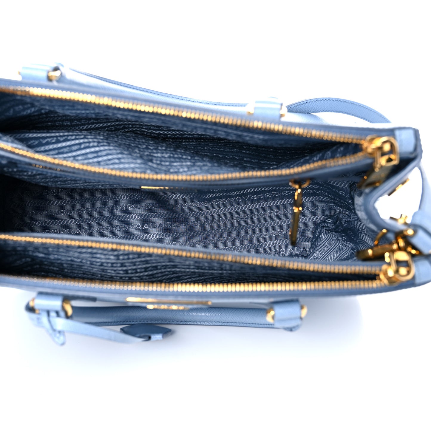 Saffiano Small Galleria Double Zip Tote Astrale