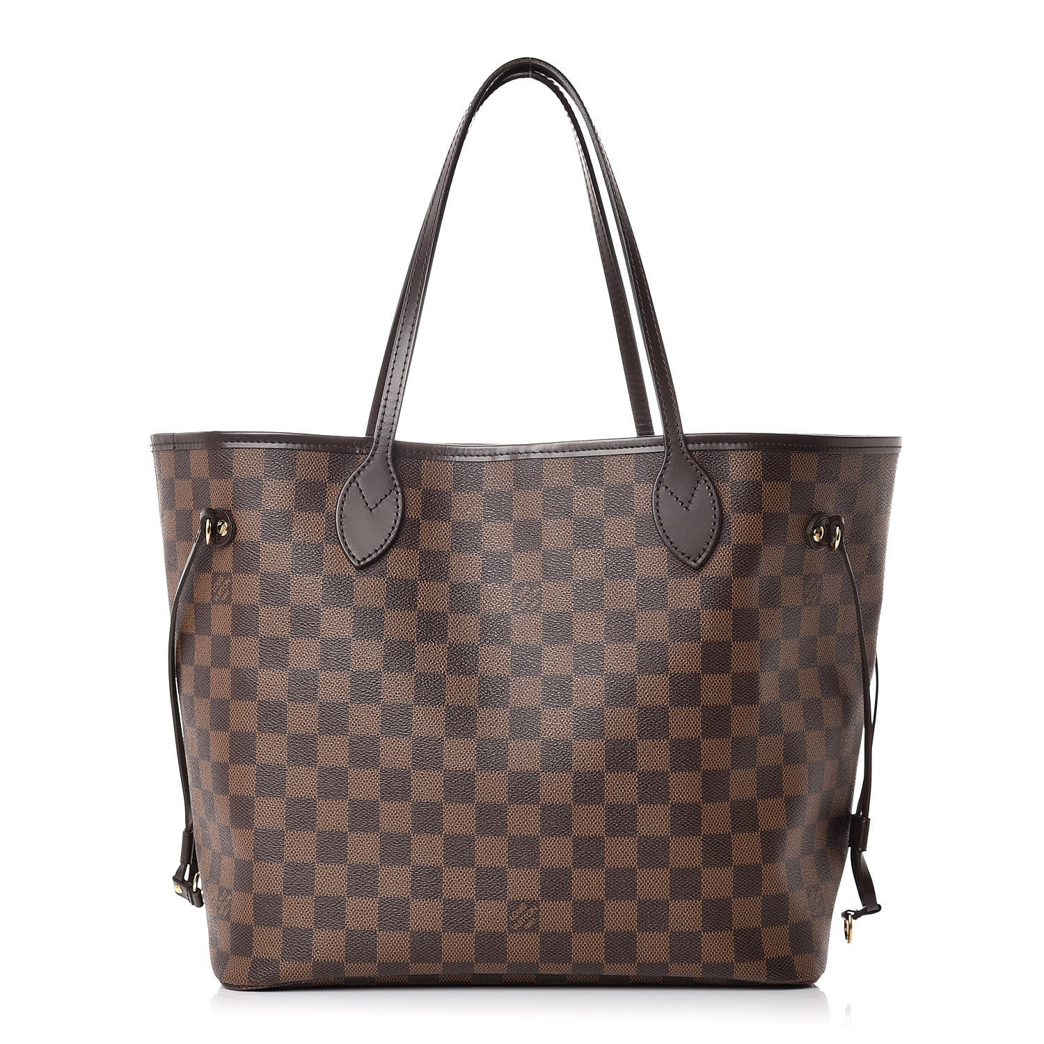 Louis Vuitton Damier Ebene Neo Neverfull MM Rose Ballerine 3 of 11