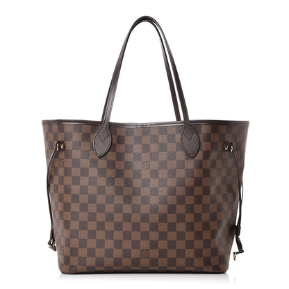 Louis Vuitton Damier Ebene Neo Neverfull MM Rose Ballerine 3 of 11