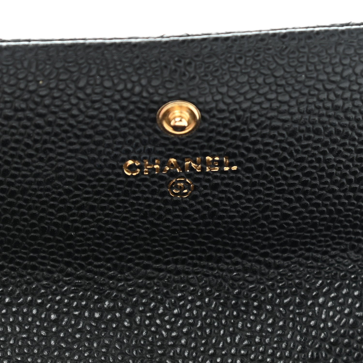 Chanel Caviar Quilted Large Gusset Flap Wallet Black 6 of 12