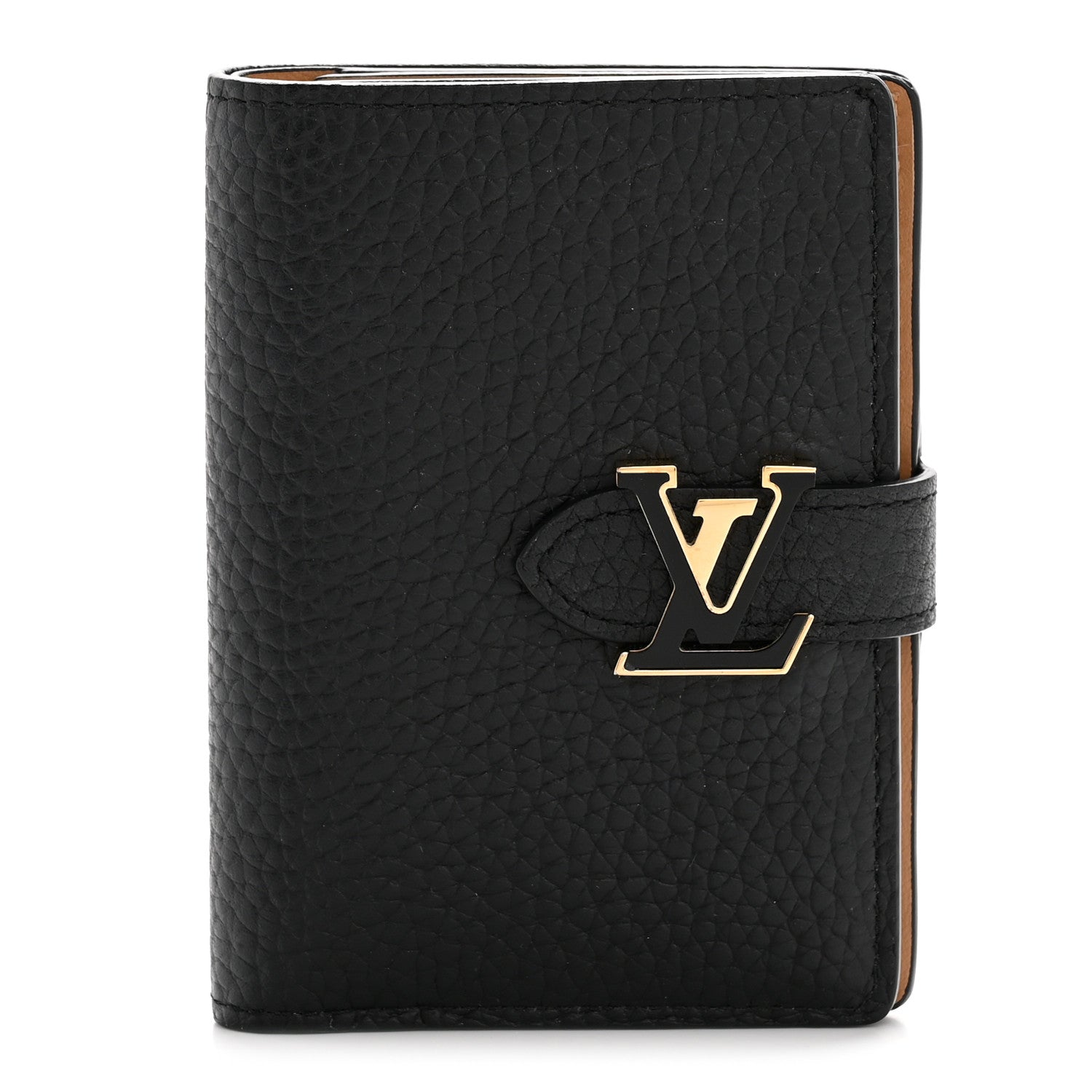 Louis Vuitton Taurillon Capucines Vertical Card Holder Black Black 1 of 9