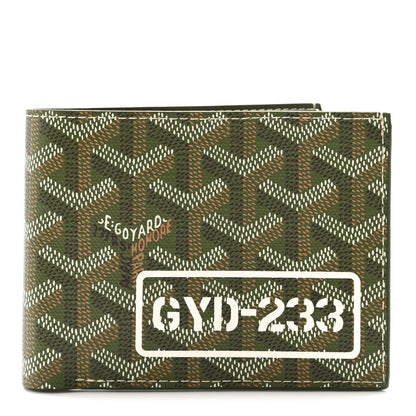Goyard Goyardine Bi-Fold Victoire PM Wallet Khaki 1 of 7