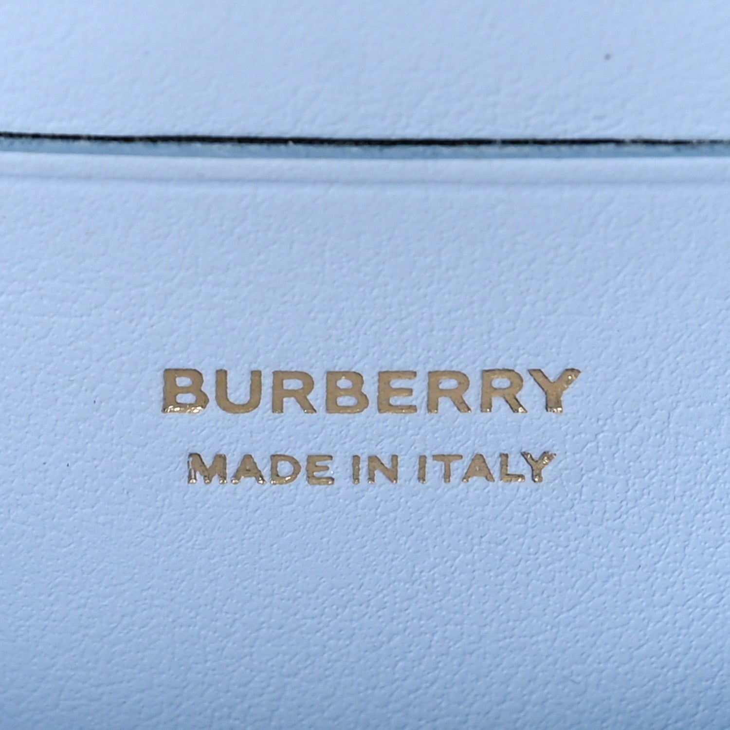 Burberry Lambskin Quilted Lola Wallet Soft Pale Blue 6 of 9