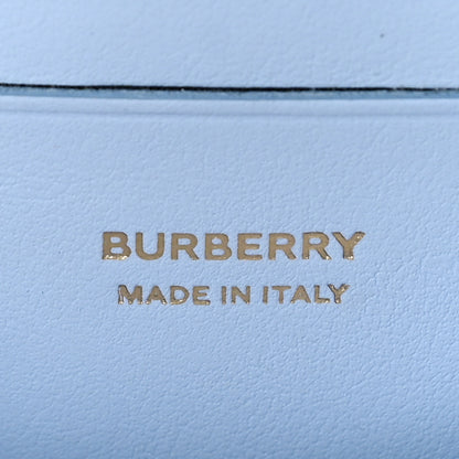 Burberry Lambskin Quilted Lola Wallet Soft Pale Blue 6 of 9