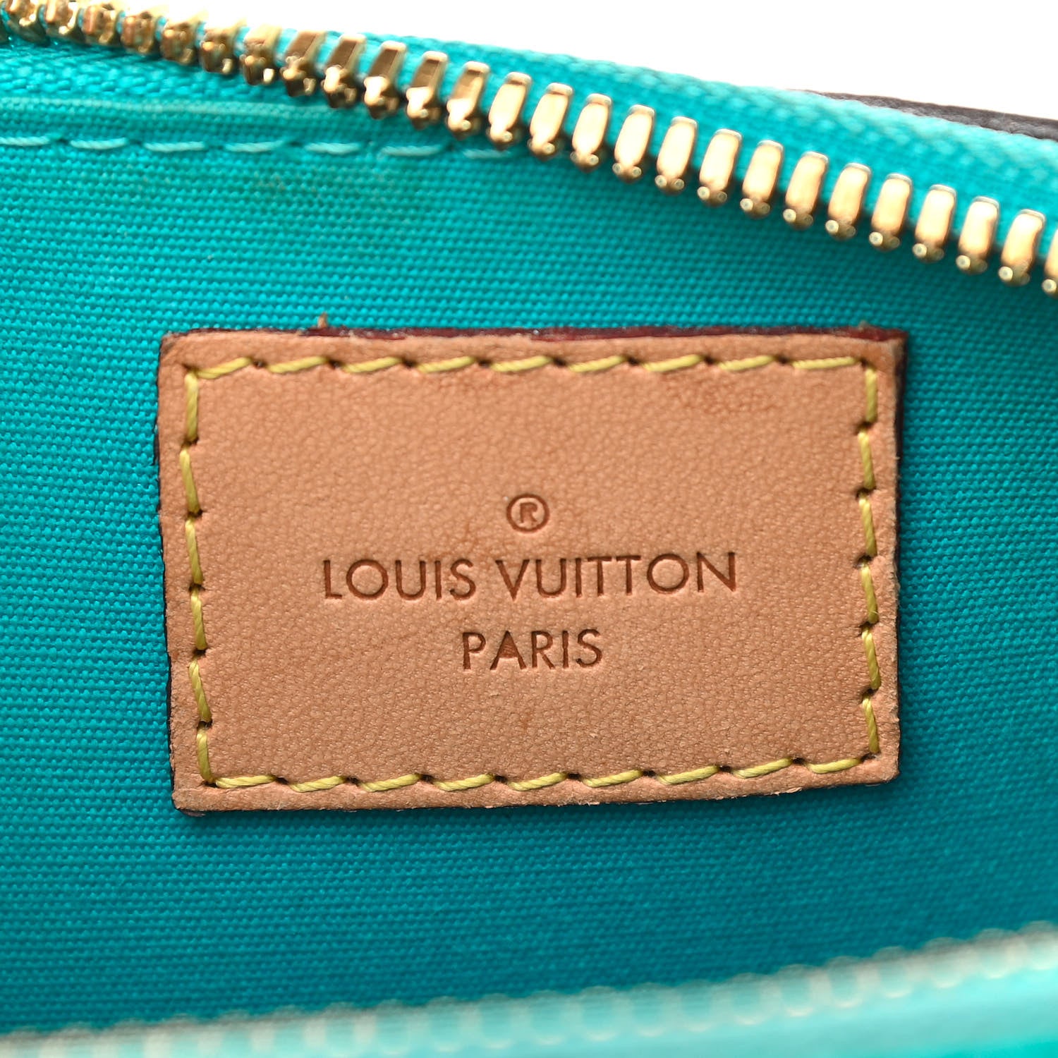 Louis Vuitton Vernis Alma BB Turquoise 7 of 12