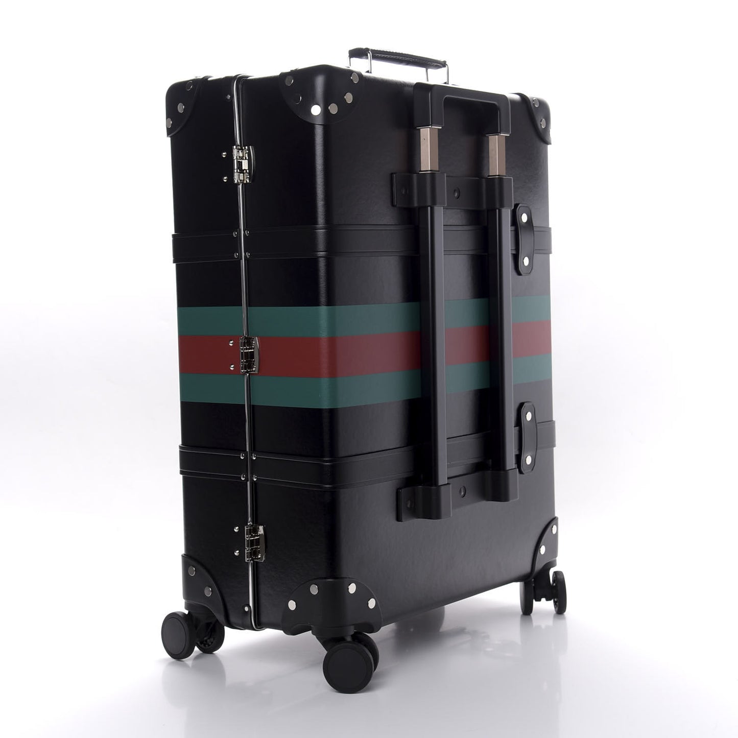 Calfskin Web Globe-Trotter Carry-On Black