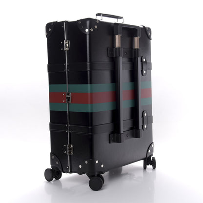 Gucci Calfskin Web Globe-Trotter Carry-On Black 2 of 15