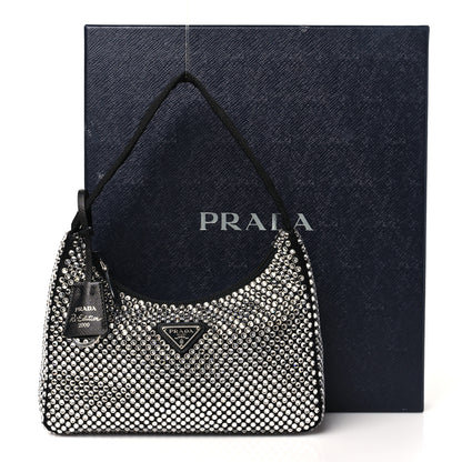 Prada Satin Crystal Mini Re-Edition 2000 Bag Cristal 11 of 11