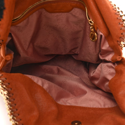 Stella McCartney Shaggy Deer Falabella Fold Over Tote Orange 5 of 9