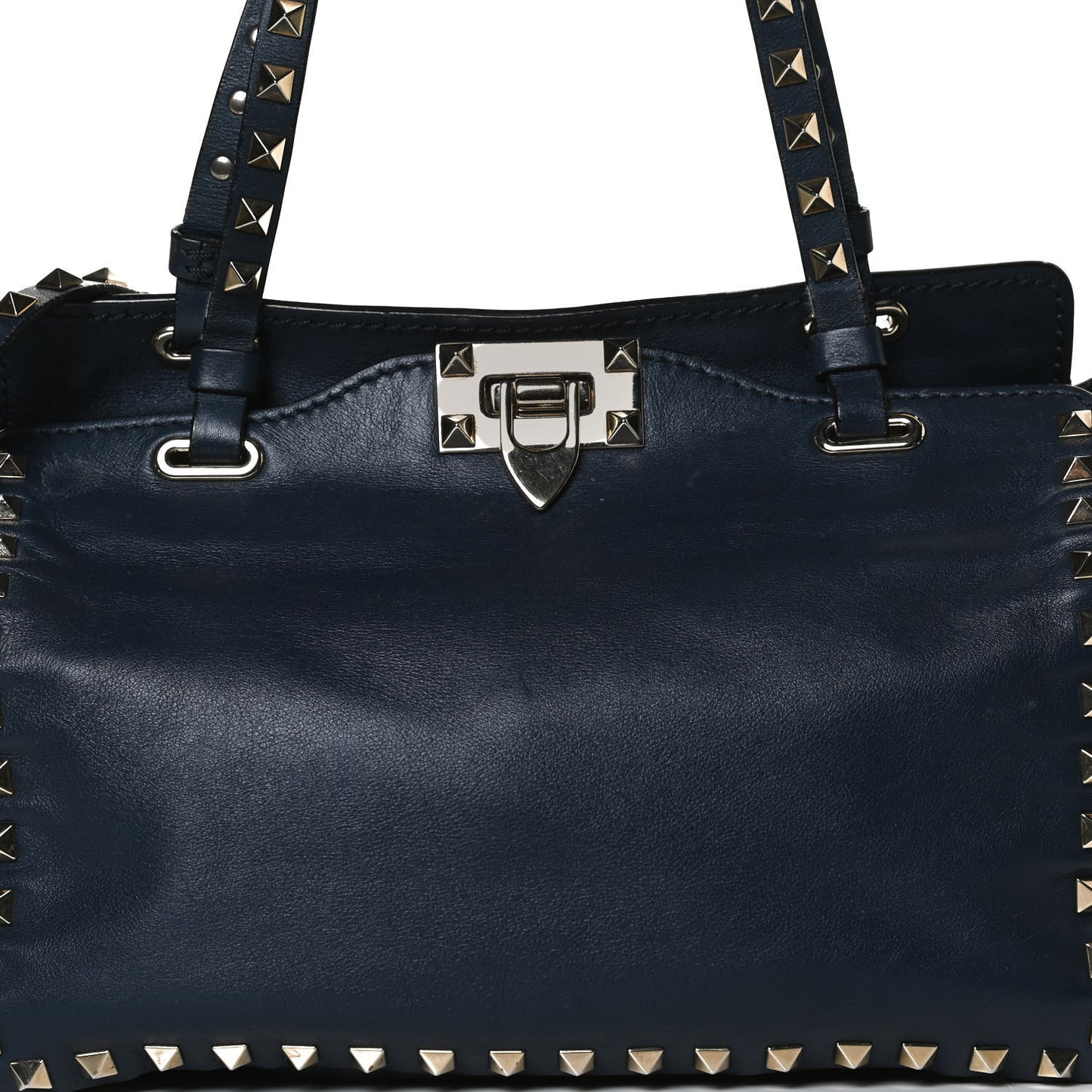 Vitello Small Rockstud Tote Marine
