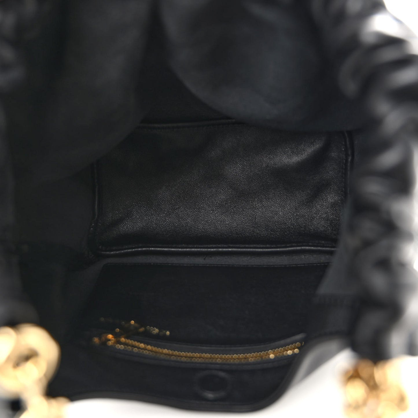 Nappa Small Squeeze Bag Black