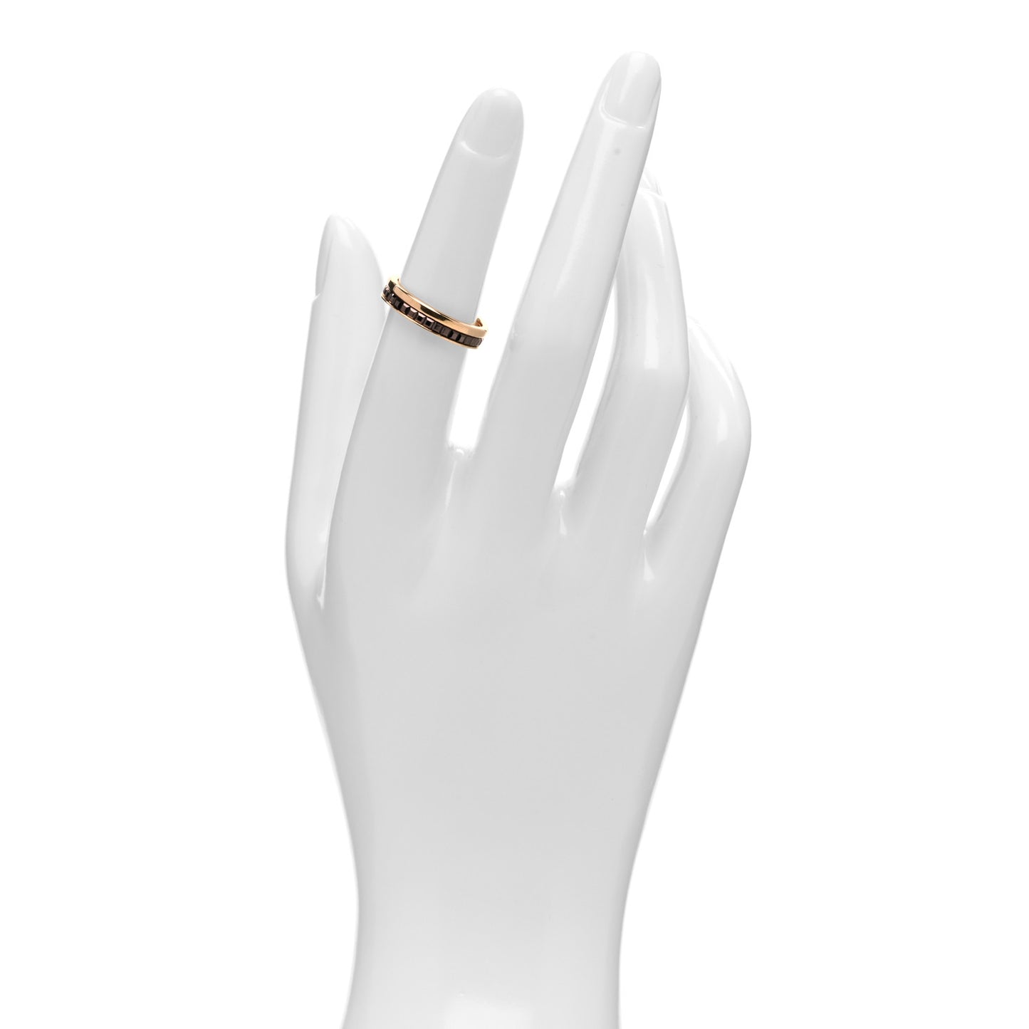 18K Pink Gold PVD Quatre Classique Wedding Band Ring 50 5.25