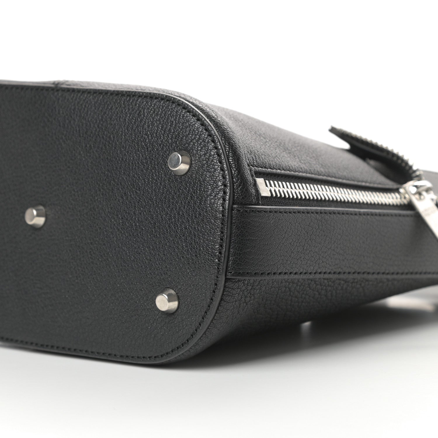Alexander McQueen Calfskin De Manta Shoulder Bag Black 9 of 10