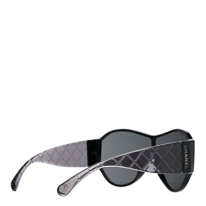 Chanel Acetate Quilted CC Sunglasses 5426 Black 3 of 7