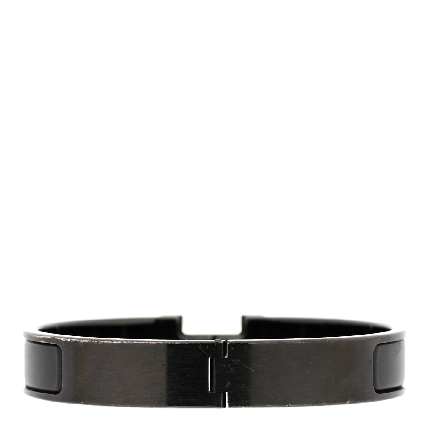 Matte Enamel Narrow Clic Clac HH Bracelet PM So Black