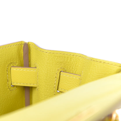Hermes Evercolor Kelly Retourne 28 Lime 10 of 11