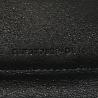 Saint Laurent Grain De Poudre Matelasse Chevron Monogram Chain Wallet Crema Soft 9 of 18
